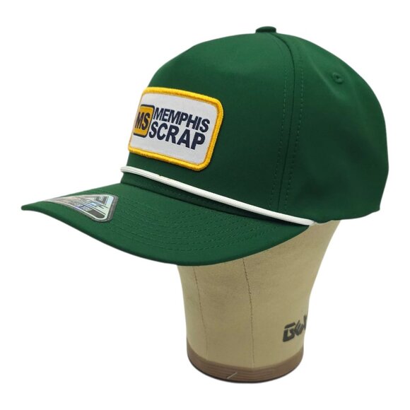 Memphis Scrap Rope Snapback Cap Hat Logo Patch Trucker Baseball Pacific NWOT - Picture 2 of 14